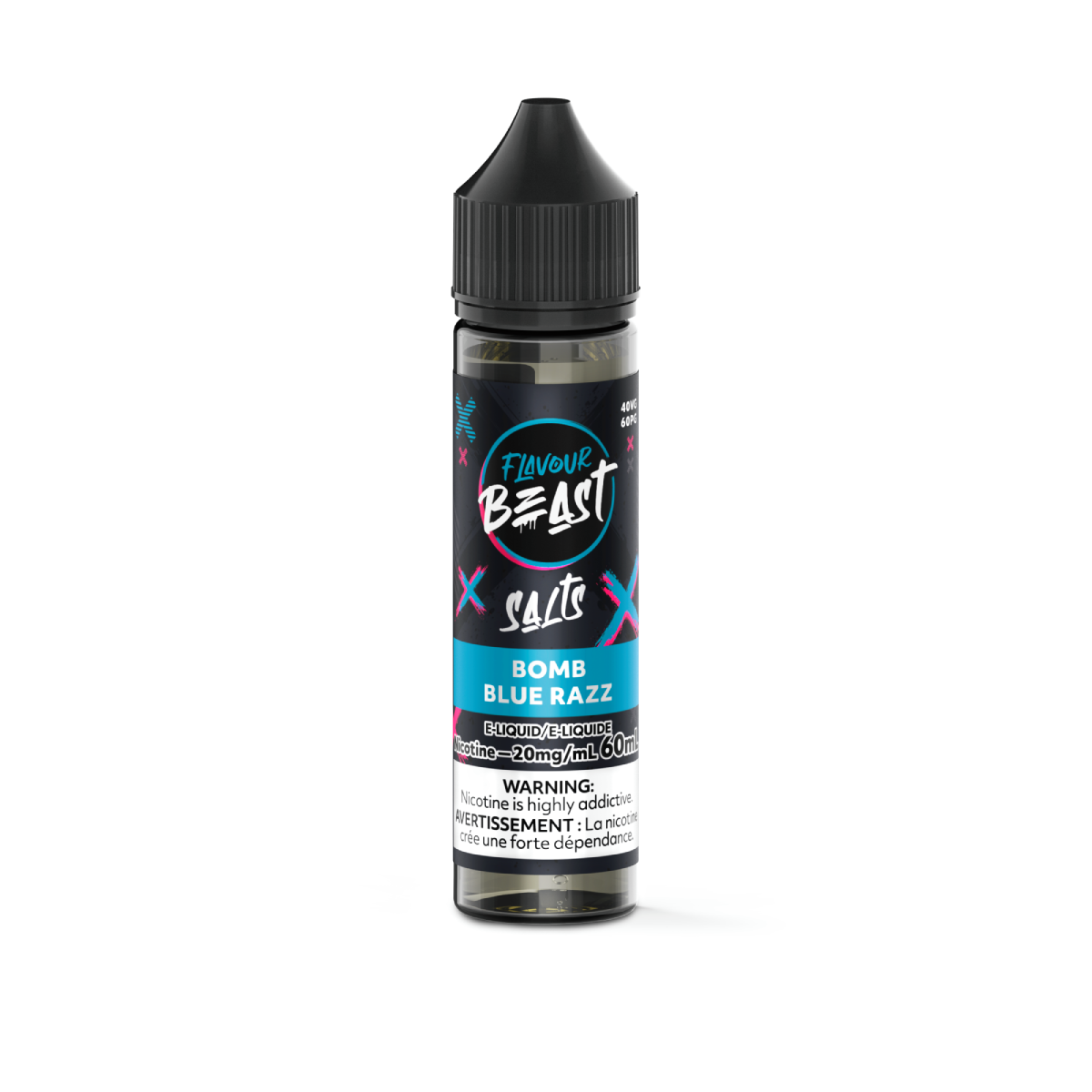 slow blow vape juice Bomb Blue Razz - Flavour Beast E-Liquid [Ontario]