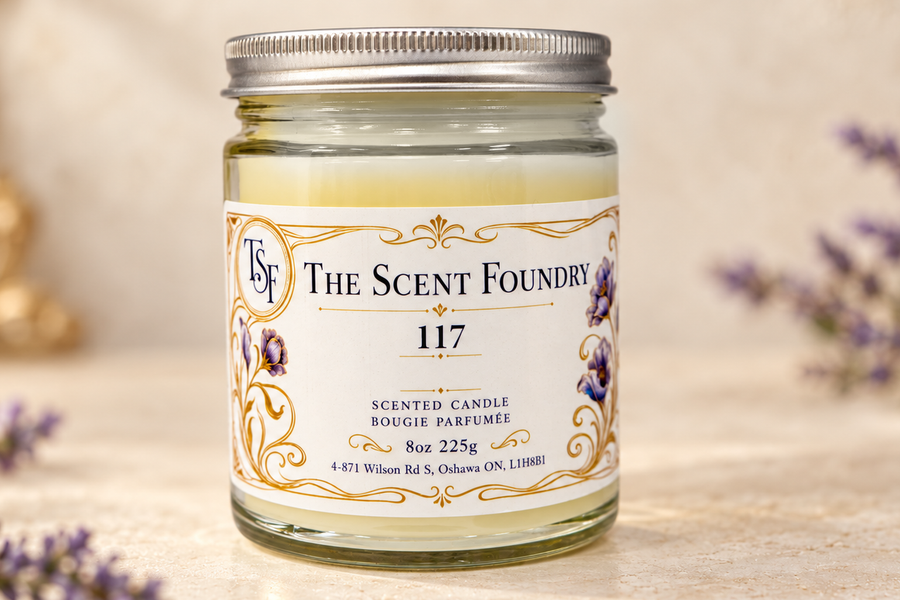 117 - 8oz Candle by The Scent Foundry