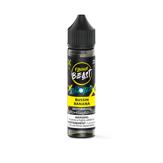 Bussin Banana Iced - Flavour Beast E-Liquid [ONTARIO] - 60ml / 20mg Salt Nicotine