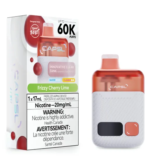 CAPSL AFX17 60K Disposable Vape [ONTARIO] - Frizzy Cherry Lime
