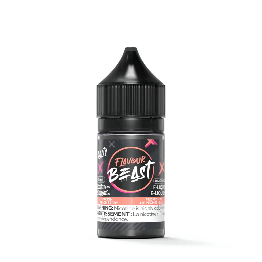 Packin' Peach Berry - Flavour Beast E-Liquid [ONTARIO] - 30ml / 20mg Salt Nicotine