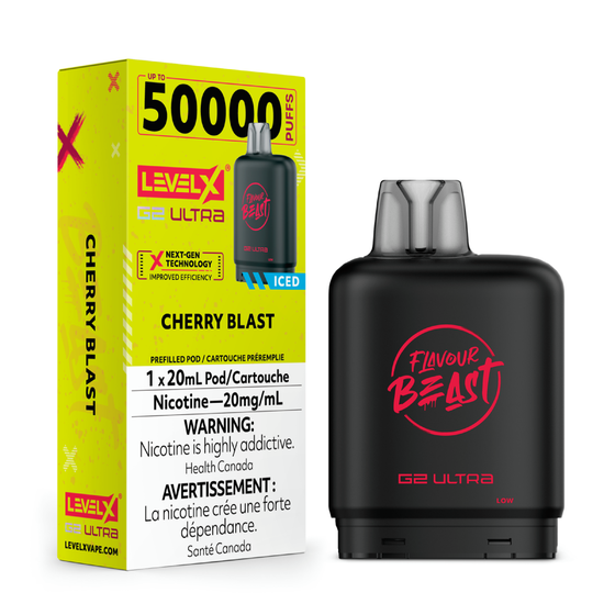 Flavour Beast Level X G2 Ultra Pod [ONTARIO] - Cherry Blast Iced
