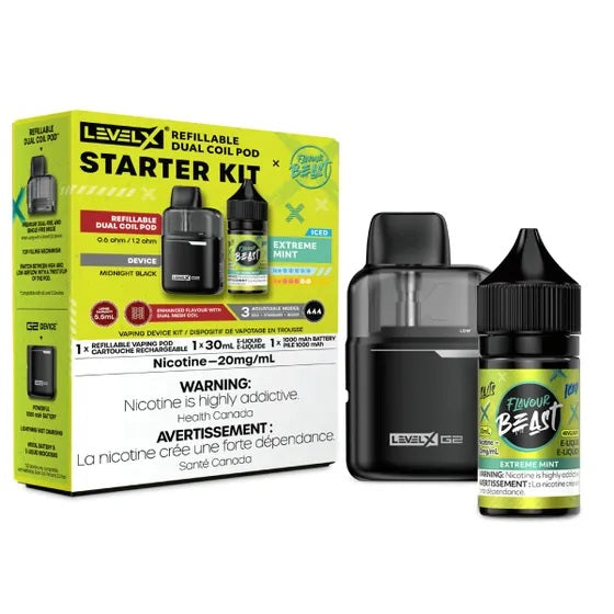 Level X Refillable Starter Kit [ONTARIO] | Vapours Canada