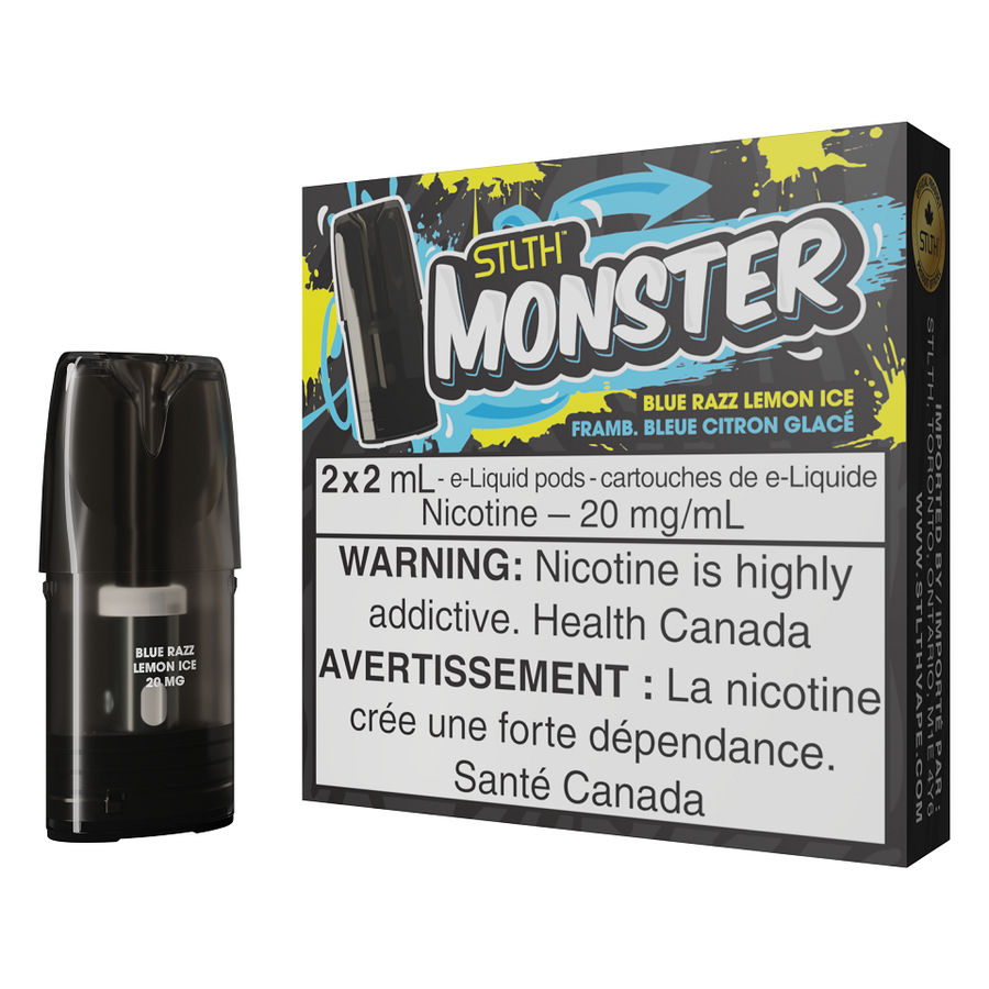STLTH Monster Pods [FEDERAL] - Blue Razz Lemon Ice / 20mg