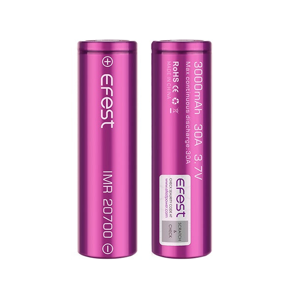EFEST 20700 3000mAh Battery (Clearance)